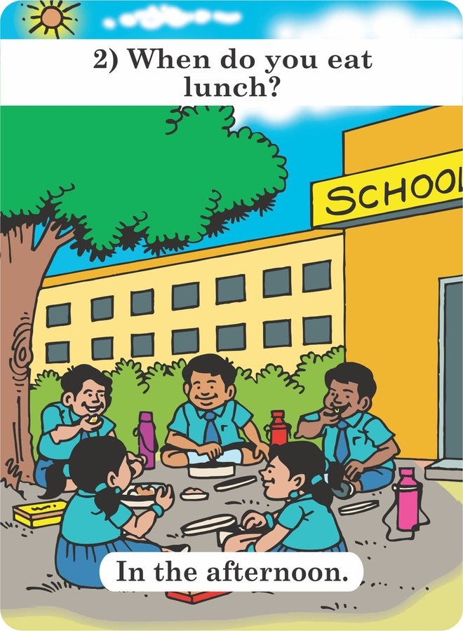 Brainy Bug Resources Adjectives in Sentences, Answer 'When?' Questions, Answer 'Where?' Questions (Level 1) | Audio-enabled in Hindi, English, Punjabi, Tamil, Kannada, Telugu | Special Needs Kids | Learn English - Image 5